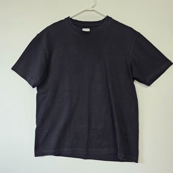 ZARA Black Short Sleeve T-Shirt Men’s M | Minimalist Capsule Wardrobe Basic - Picture 1 of 3